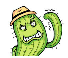Mr.Cactus(English Version) sticker #4790563