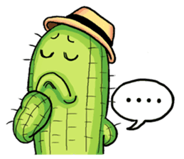 Mr.Cactus(English Version) sticker #4790568