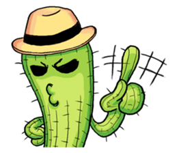 Mr.Cactus(English Version) sticker #4790572