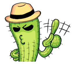Mr.Cactus(English Version) sticker #4790572