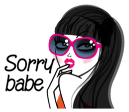 I'm a Super Model (EN-1) sticker #4790700