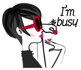 I'm a Super Model (EN-1) sticker #4790706