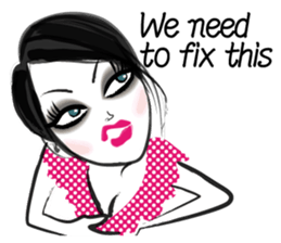 I'm a Super Model (EN-1) sticker #4790715