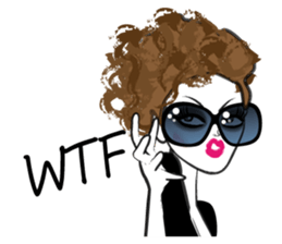 I'm a Super Model (EN-1) sticker #4790730