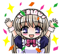 Japanese MOE maid sticker #4791056