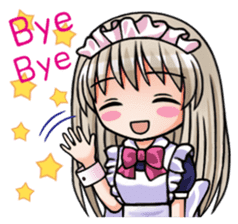 Japanese MOE maid sticker #4791062