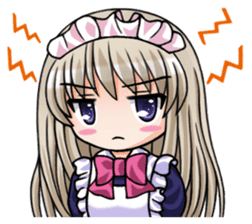 Japanese MOE maid sticker #4791071