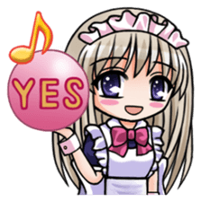 Japanese MOE maid sticker #4791074