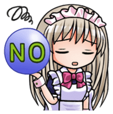 Japanese MOE maid sticker #4791075