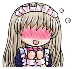 Japanese MOE maid sticker #4791079