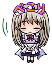 Japanese MOE maid sticker #4791081