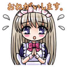 Japanese MOE maid sticker #4791082