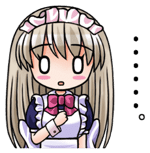 Japanese MOE maid sticker #4791083