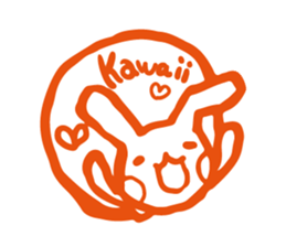 Kawaii animal "Hanko"!;) sticker #4791176
