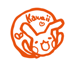 Kawaii animal "Hanko"!;) sticker #4791176