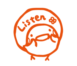 Kawaii animal "Hanko"!;) sticker #4791180