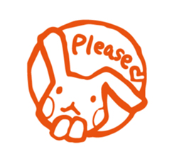 Kawaii animal "Hanko"!;) sticker #4791182