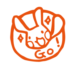 Kawaii animal "Hanko"!;) sticker #4791186
