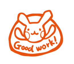 Kawaii animal "Hanko"!;) sticker #4791189