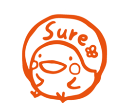 Kawaii animal "Hanko"!;) sticker #4791191