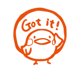 Kawaii animal "Hanko"!;) sticker #4791192