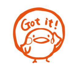 Kawaii animal "Hanko"!;) sticker #4791192