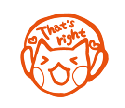 Kawaii animal "Hanko"!;) sticker #4791203