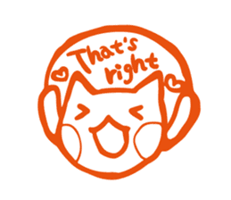 Kawaii animal "Hanko"!;) sticker #4791203