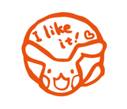 Kawaii animal "Hanko"!;) sticker #4791215