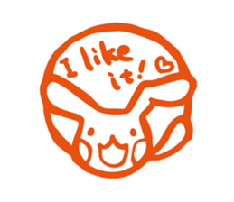 Kawaii animal "Hanko"!;) sticker #4791215