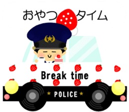 patrol car and police sticker sticker #4791220