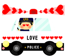 patrol car and police sticker sticker #4791222