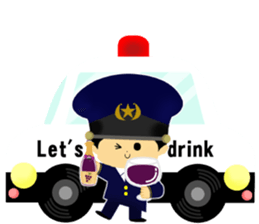 patrol car and police sticker sticker #4791224