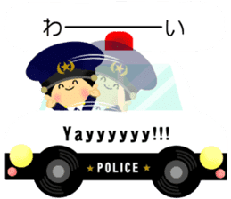 patrol car and police sticker sticker #4791233