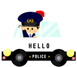 patrol car and police sticker sticker #4791235