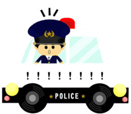 patrol car and police sticker sticker #4791247