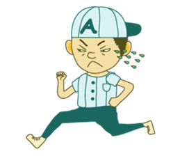 Baseball players Sticker sticker #4791261