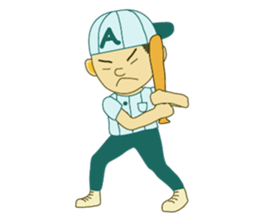 Baseball players Sticker sticker #4791273