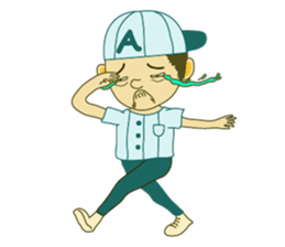 Baseball players Sticker sticker #4791274