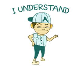 Baseball players Sticker sticker #4791275