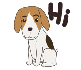 Beagle dog's sticker #4791376