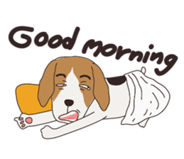 Beagle dog's sticker #4791378