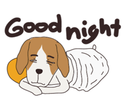 Beagle dog's sticker #4791379