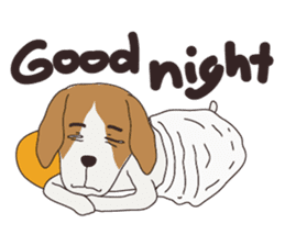 Beagle dog's sticker #4791379