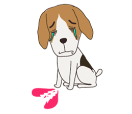 Beagle dog's sticker #4791380