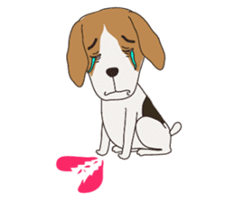 Beagle dog's sticker #4791380