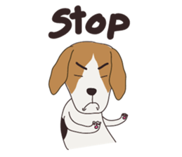 Beagle dog's sticker #4791381