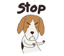 Beagle dog's sticker #4791381
