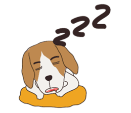 Beagle dog's sticker #4791383