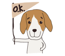 Beagle dog's sticker #4791384